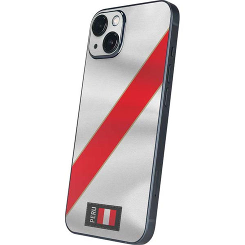 Peru Soccer Flag iPhone 15 Plus Skin
